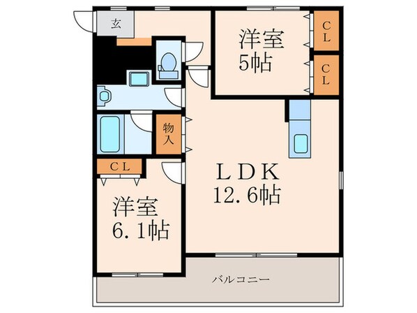 ボンボニエ－ルの物件間取画像